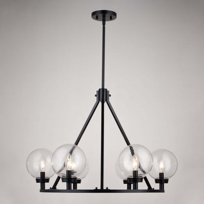 Lander 28.25” 6 Light Chandelier