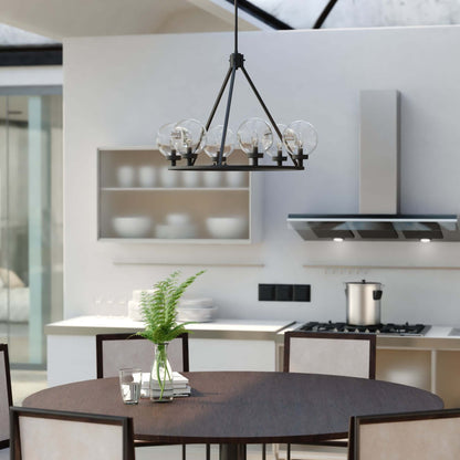 Lander 28.25” 6 Light Chandelier
