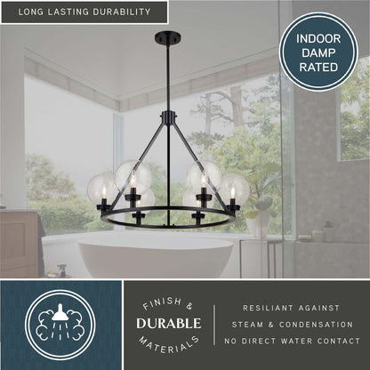 Lander 28.25” 6 Light Chandelier