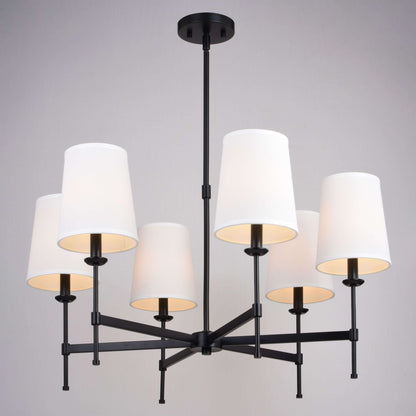Camden 30” 6 Light Chandelier