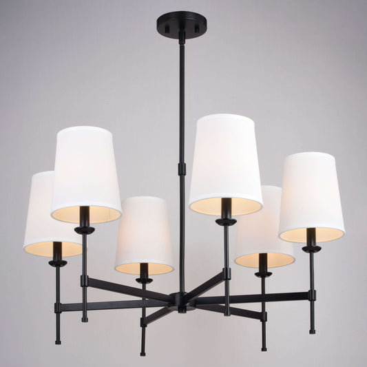 Camden 30” 6 Light Chandelier