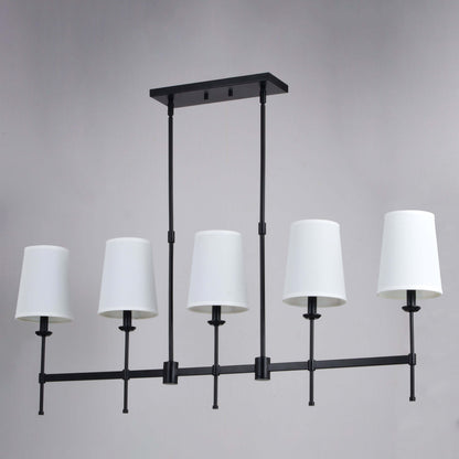 Camden 45.5” 5 Light Linear Chandelier