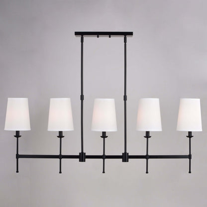 Camden 45.5” 5 Light Linear Chandelier