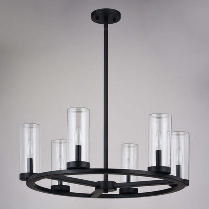 Grantley 26” 6 Light Indoor-Outdoor Chandelier