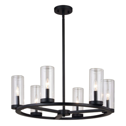 Grantley 26” 6 Light Indoor-Outdoor Chandelier