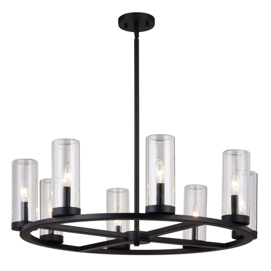 Grantley 30” 8 Light Indoor-Outdoor Chandelier