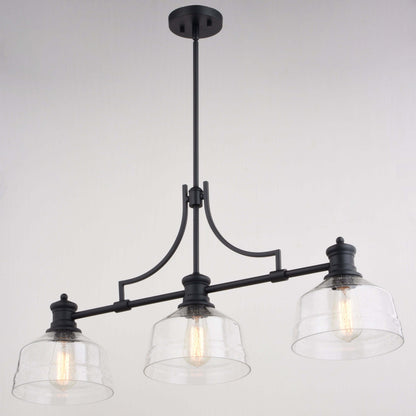 Beloit 36.5” 3 Light Linear Chandelier