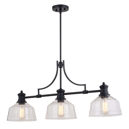 Beloit 36.5” 3 Light Linear Chandelier