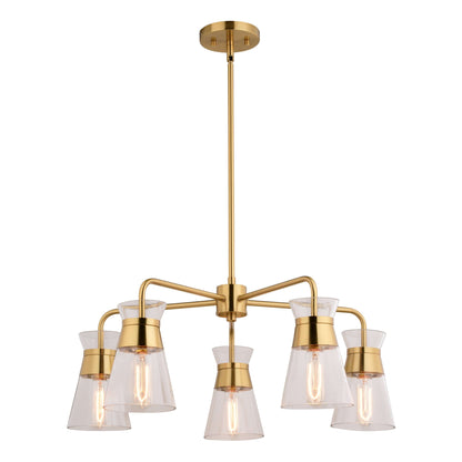 Harper 27” 5 Light Chandelier