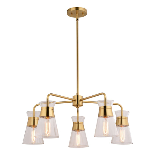 Harper 27” 5 Light Chandelier