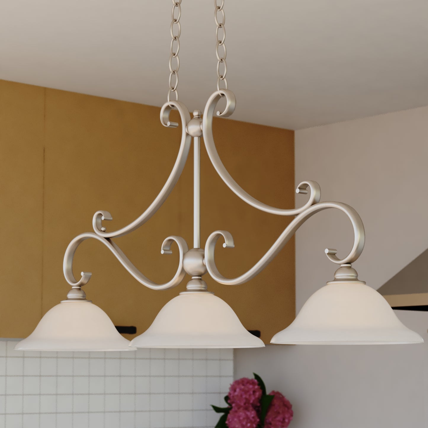 Monrovia 3 Light Linear Chandelier