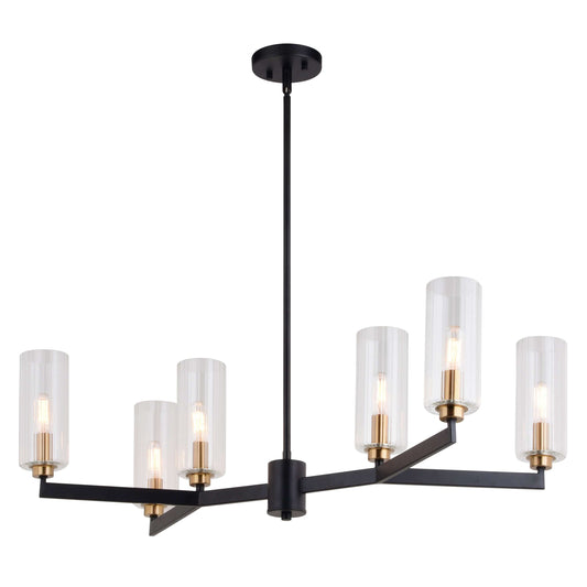 Claremont 31.25” 6 Light Chandelier