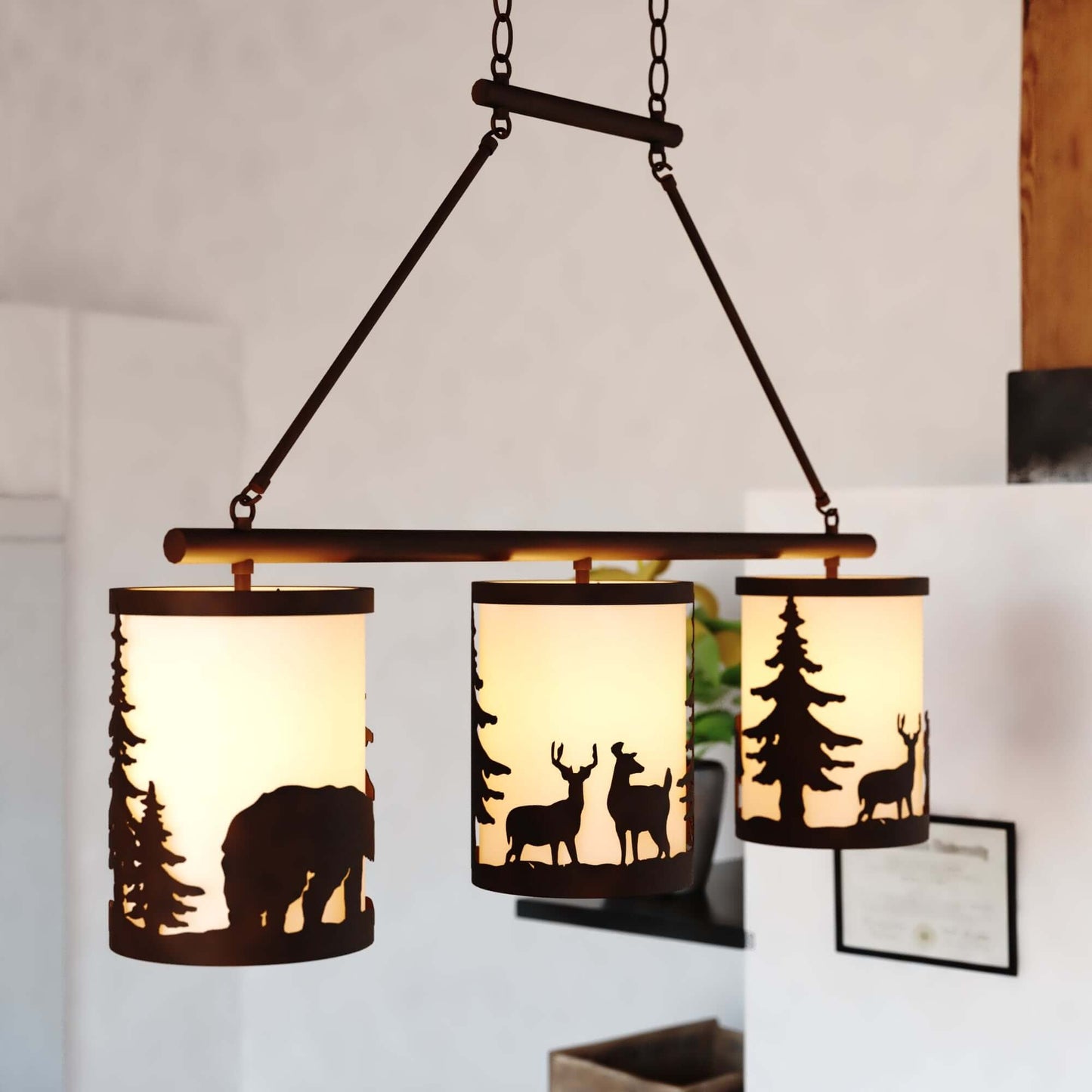 Acadia 3 Light Linear Chandelier