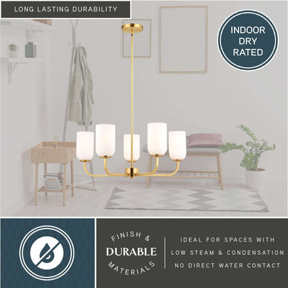 Shelby 26” 5 Light Chandelier