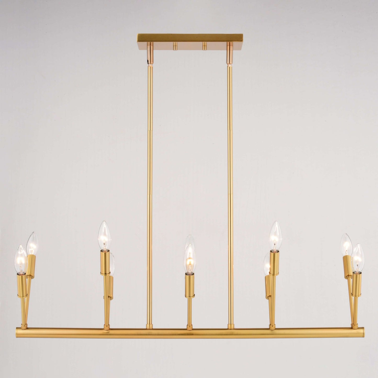 Warwick 32.25” W 10 Light Linear Chandelier