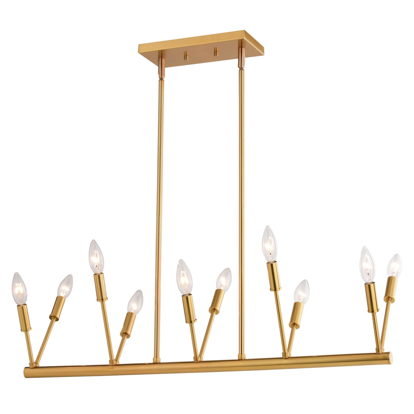 Warwick 32.25” W 10 Light Linear Chandelier