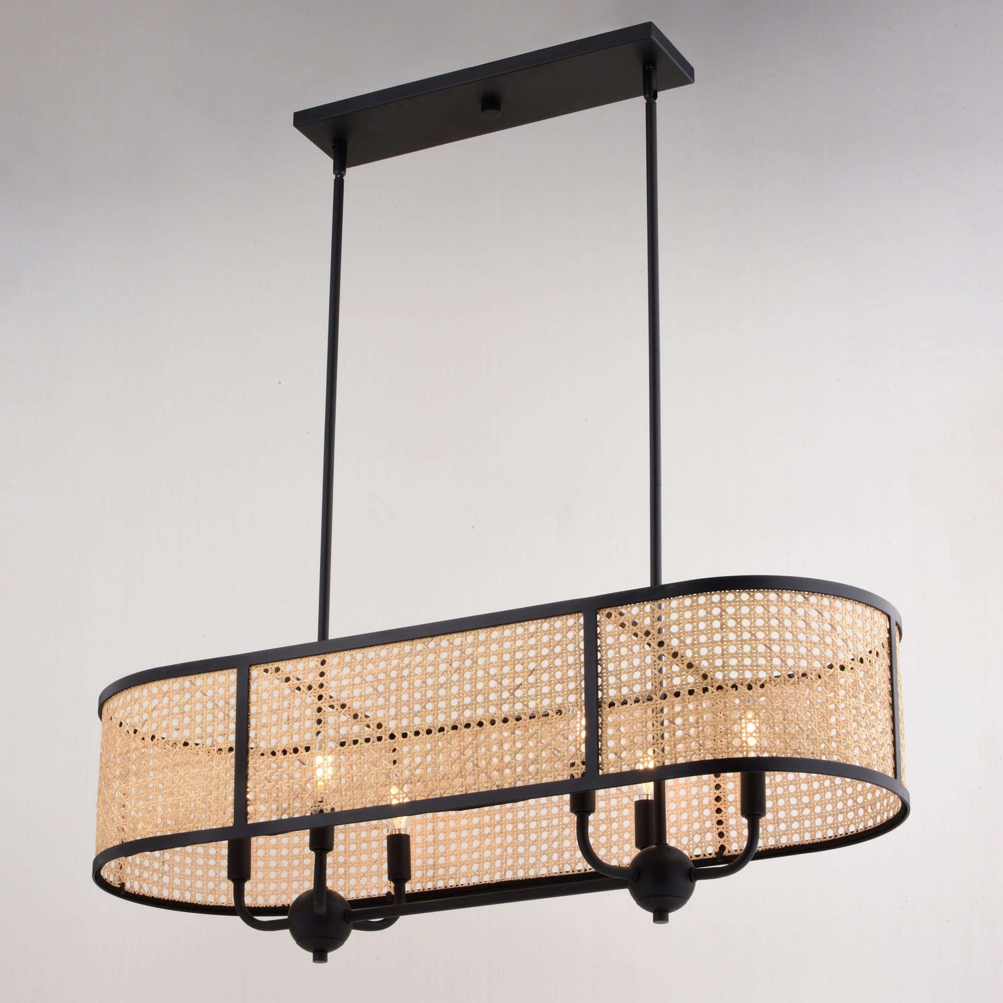 Berens 36” W 6 Light Linear Chandelier