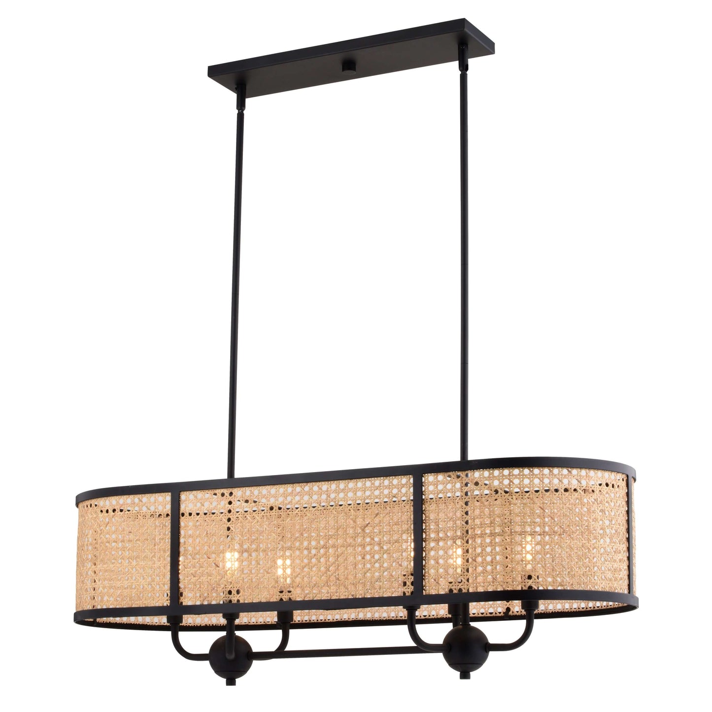 Berens 36” W 6 Light Linear Chandelier