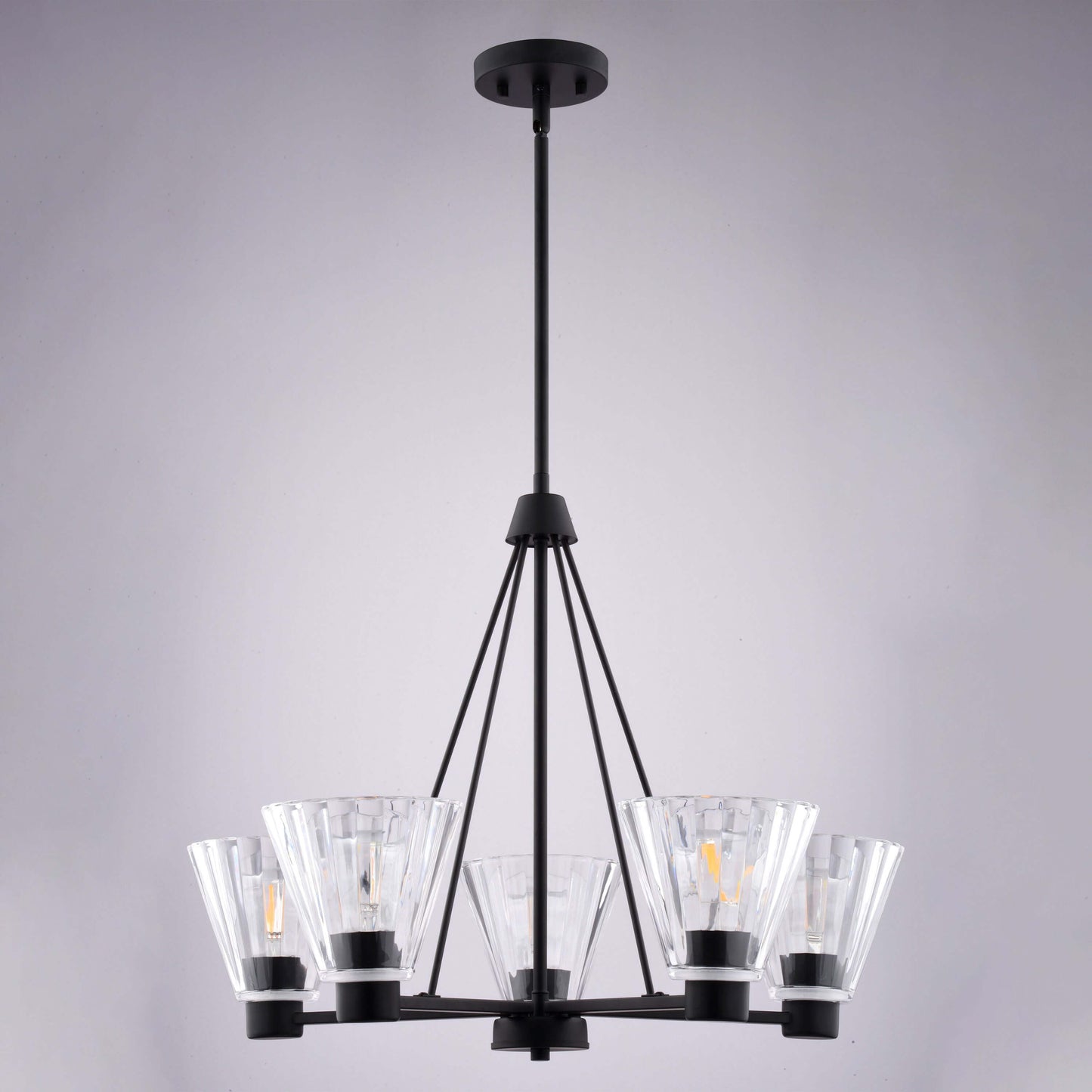 Dalton 25.5” 5 Light Chandelier