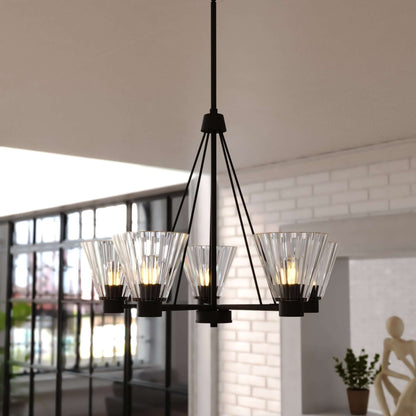 Dalton 25.5” 5 Light Chandelier