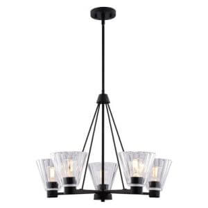 Dalton 25.5” 5 Light Chandelier
