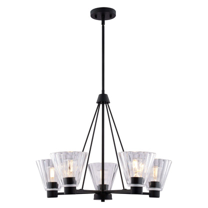 Dalton 25.5” 5 Light Chandelier