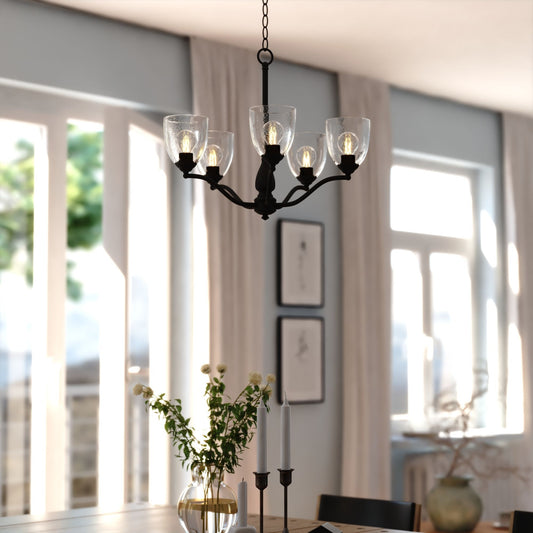 Bellwood 24.5” 5 Light Chandelier
