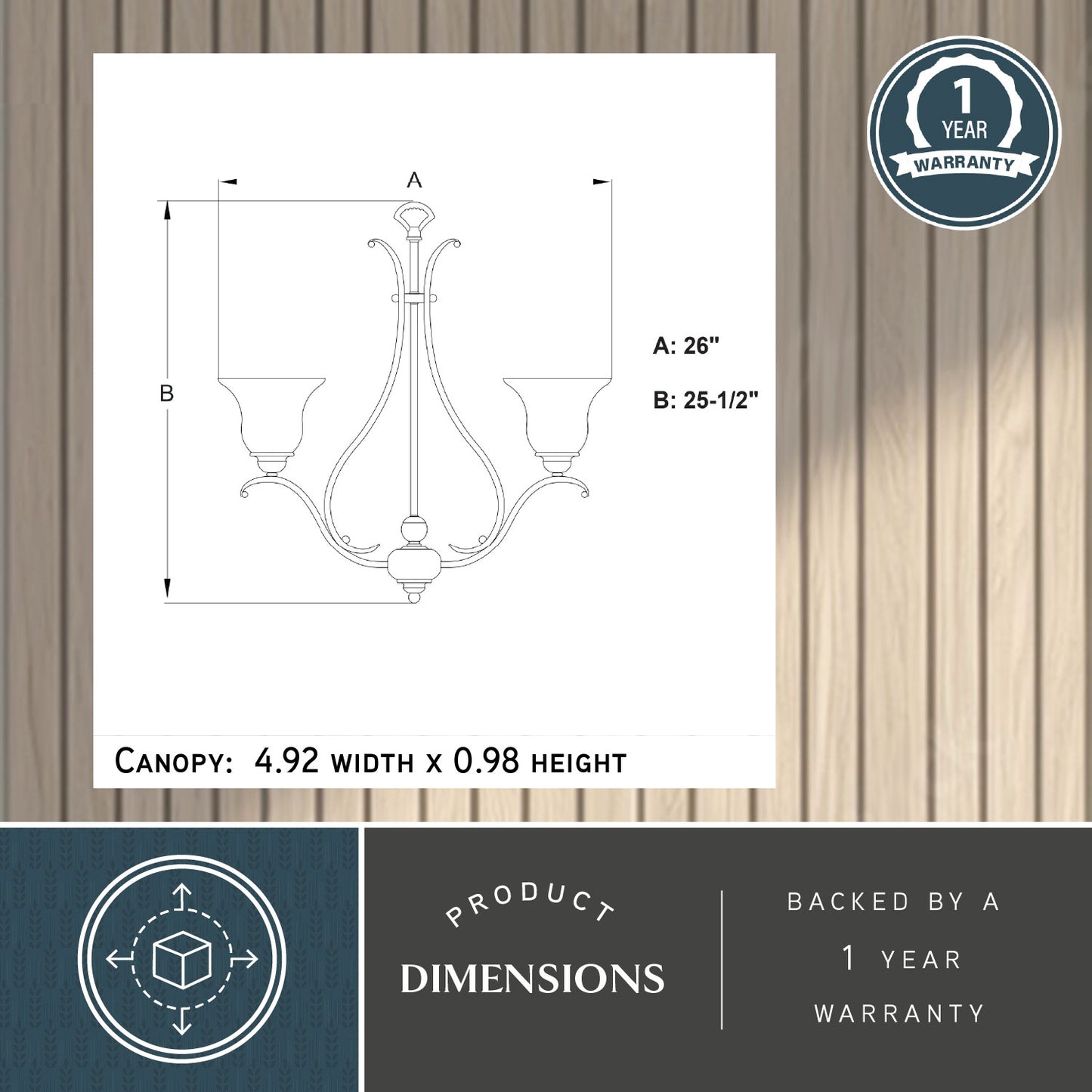 Monrovia 5-Light Chandelier