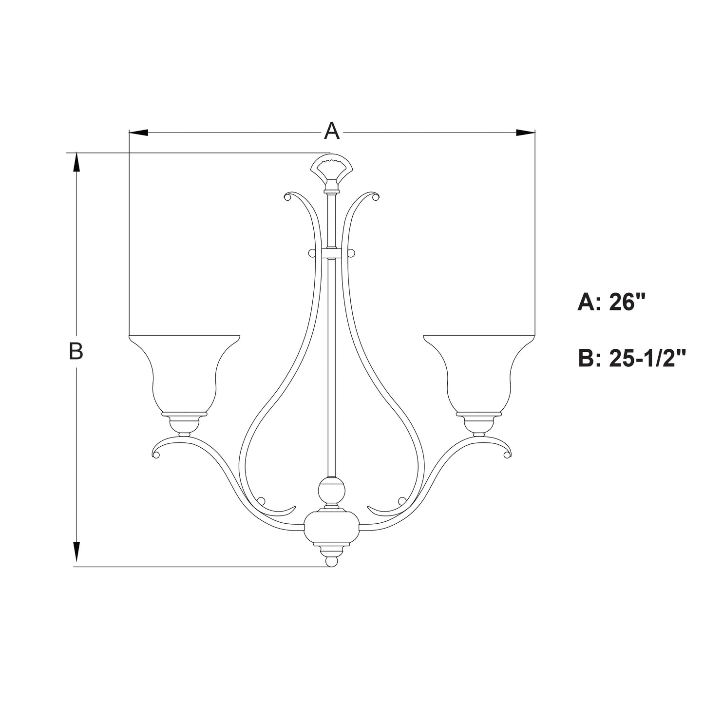 Monrovia 5-Light Chandelier