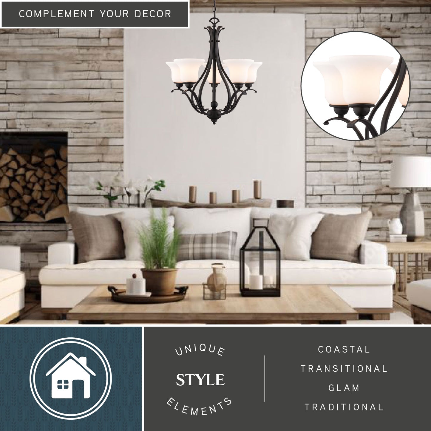 Monrovia 5-Light Chandelier