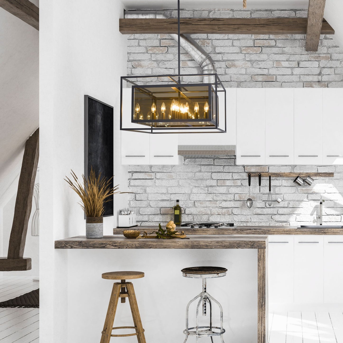 Infinity 12 Light Chandelier Misty Charcoal