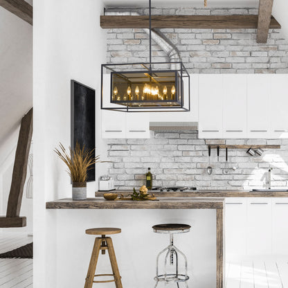 Infinity 12 Light Chandelier Misty Charcoal