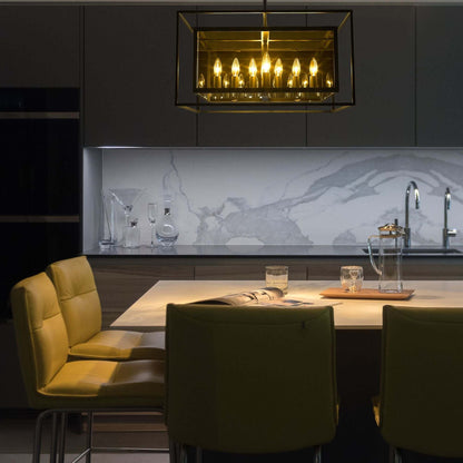 Infinity 12 Light Chandelier Misty Charcoal