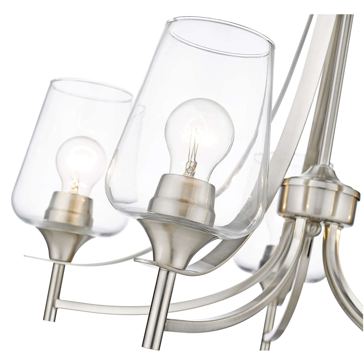 Joliet 5 Light Chandelier Brushed Nickel