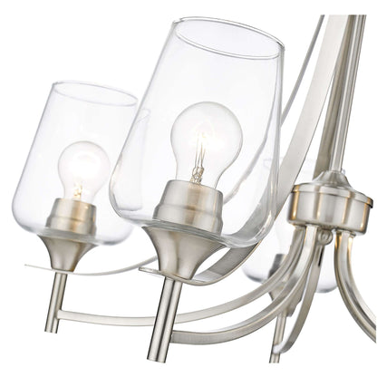Joliet 5 Light Chandelier Brushed Nickel