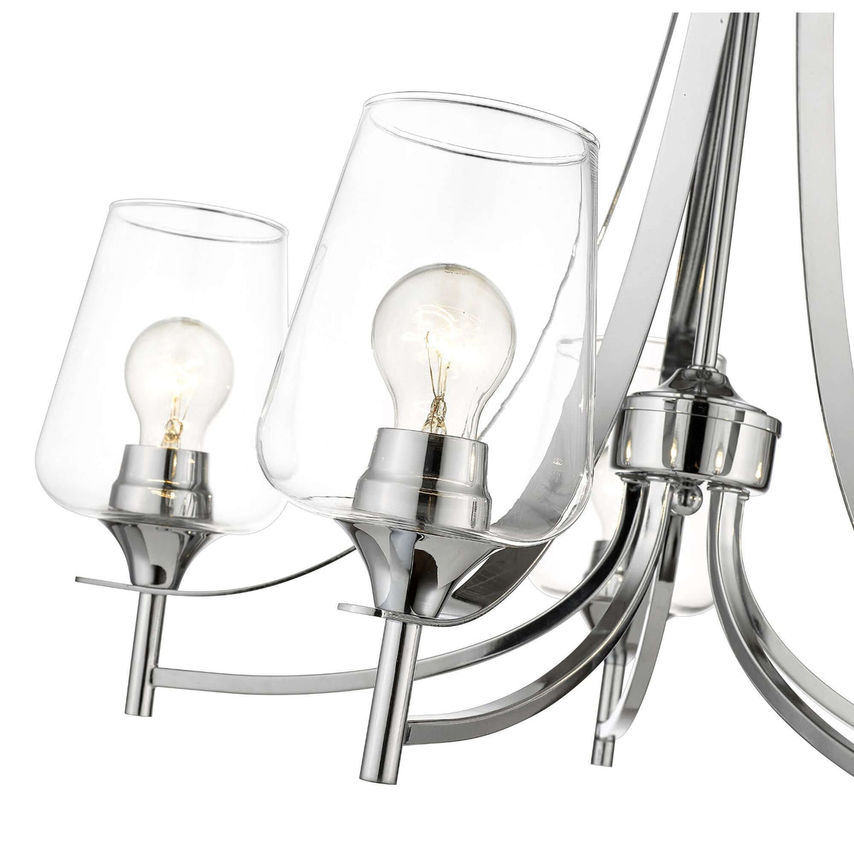 Joliet 5 Light Chandelier Chrome