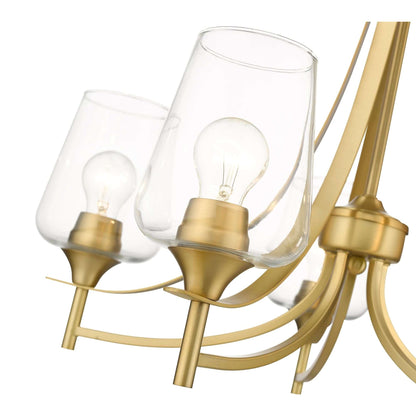 Joliet 5 Light Chandelier Olde Brass