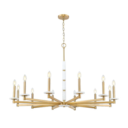 Kaden 12 Light Chandelier Modern Gold