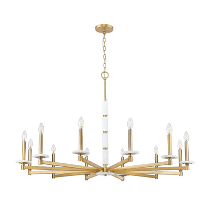 Kaden 12 Light Chandelier Modern Gold