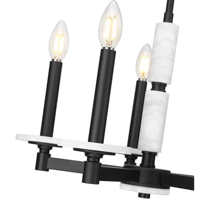 Kaden 5 Light Chandelier Matte Black