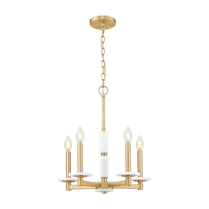 Kaden 5 Light Chandelier Modern Gold