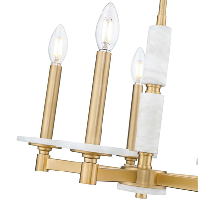 Kaden 5 Light Chandelier Modern Gold