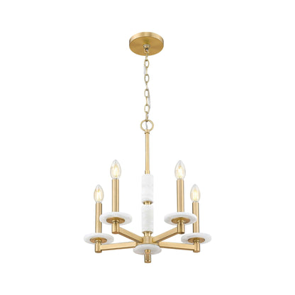 Kaden 5 Light Chandelier Modern Gold