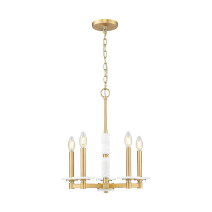 Kaden 5 Light Chandelier Modern Gold