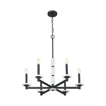 Kaden 6 Light Chandelier Matte Black