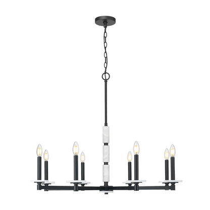 Kaden 8 Light Chandelier Matte Black