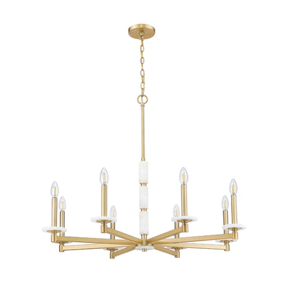 Kaden 8 Light Chandelier Modern Gold