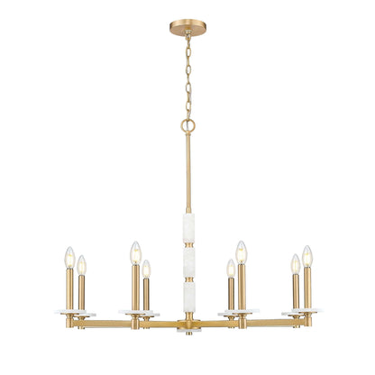 Kaden 8 Light Chandelier Modern Gold