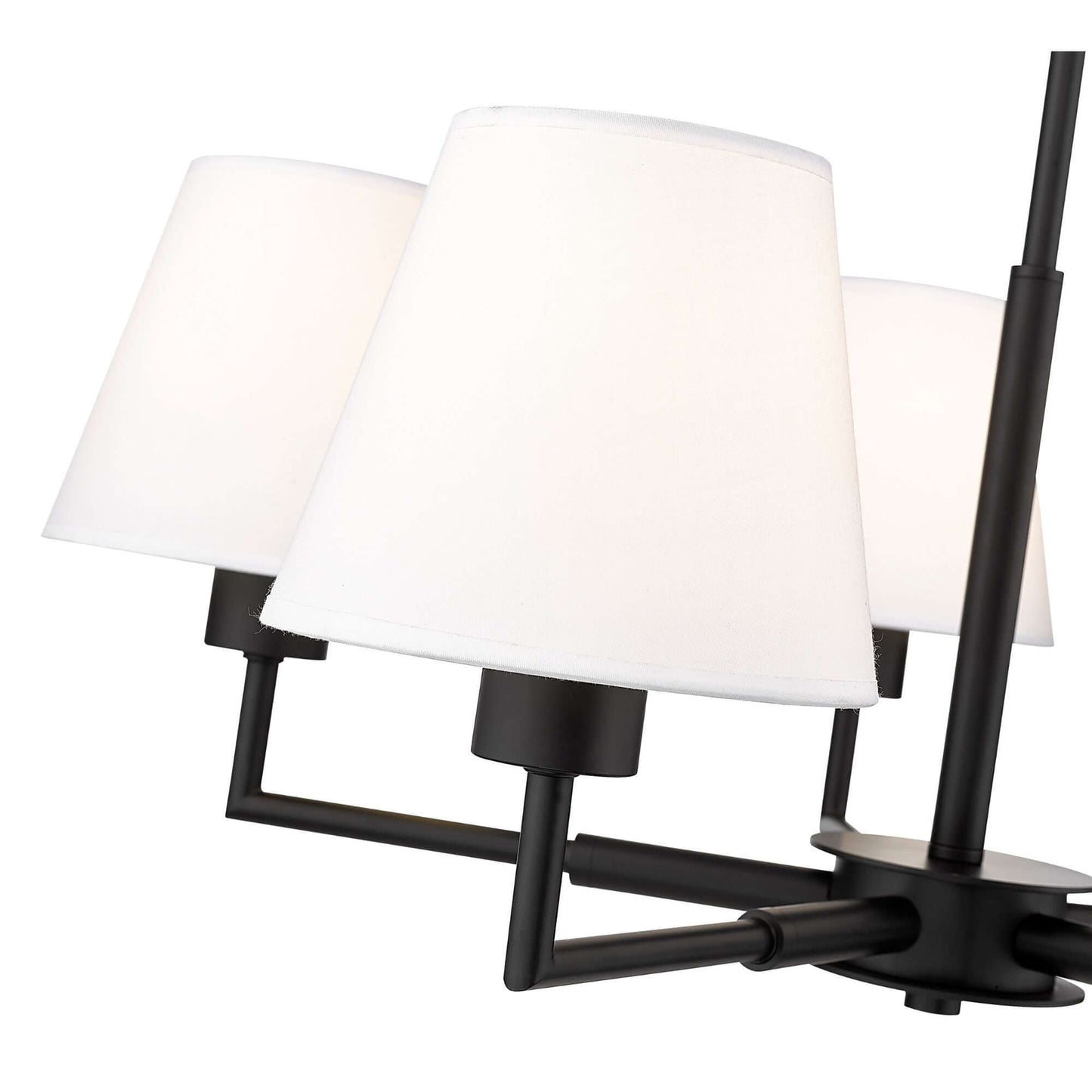 Leila 5 Light Chandelier Matte Black