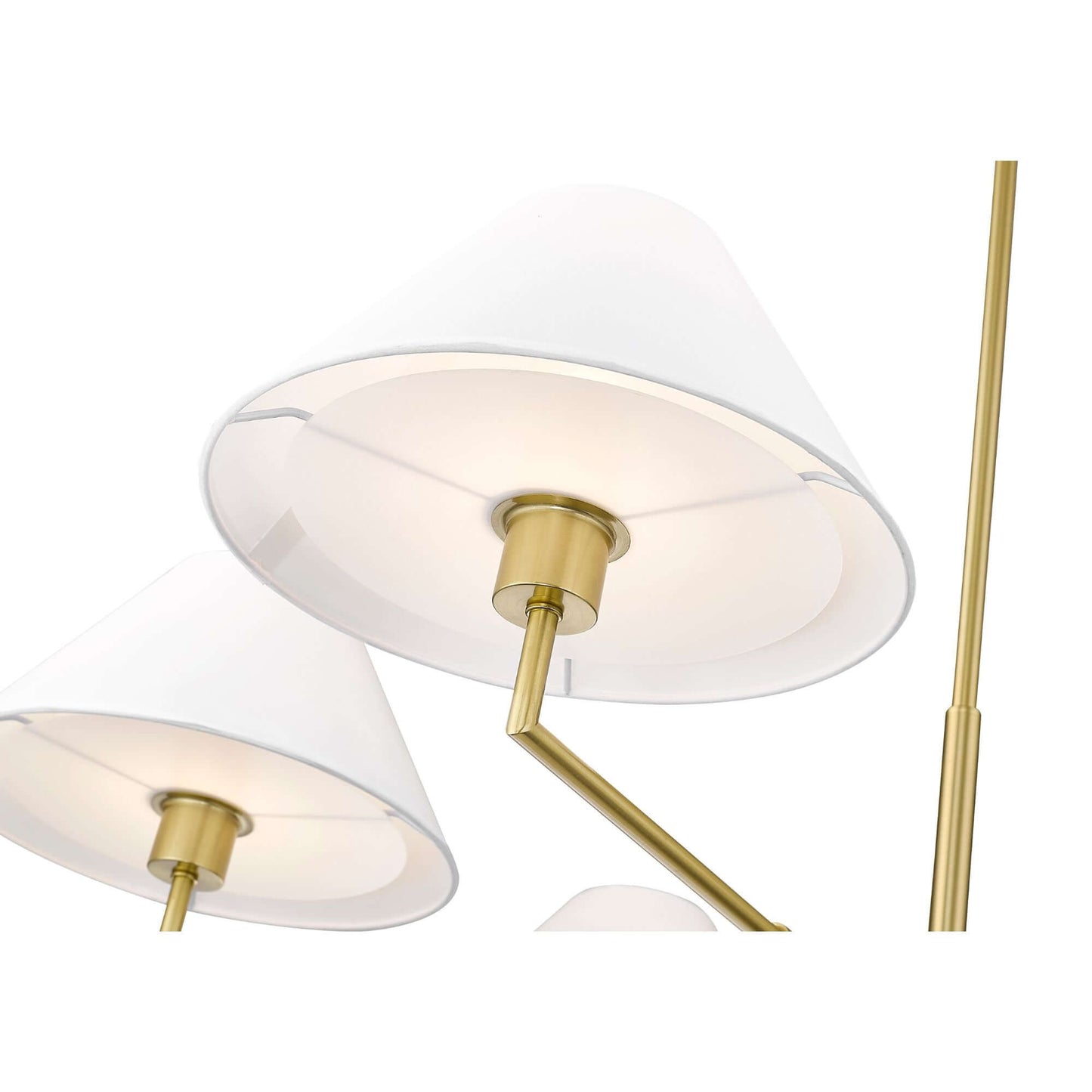 Leila 6 Light Chandelier Luxe Gold